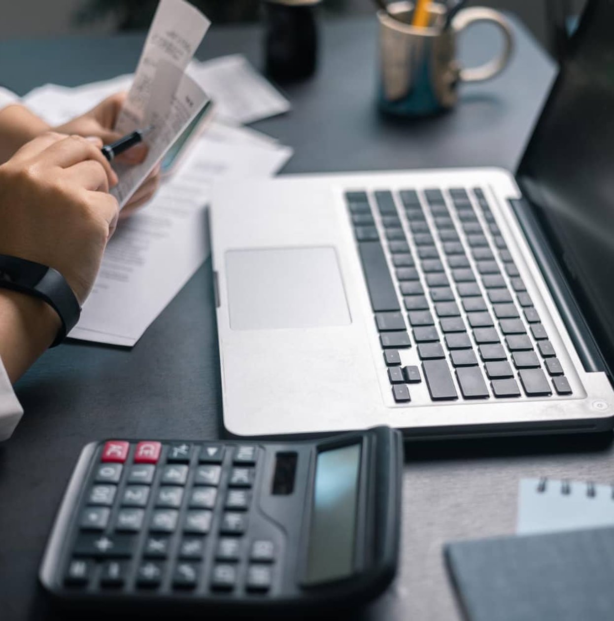 Adroit Tax Consulting team preparing a tax return